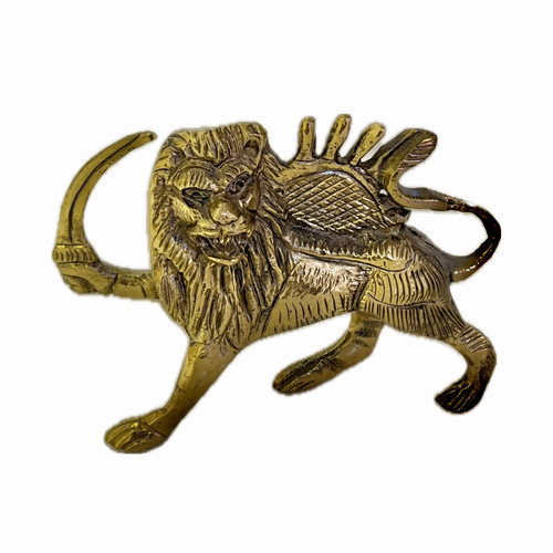 دکوری برنجی طرح شیر وخورشید