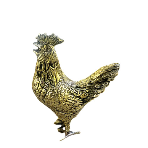دکوری برنجی طرح خروس