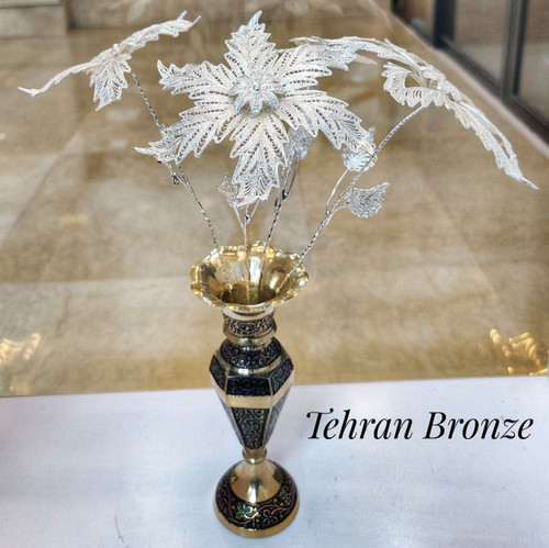 گل مسی ملیله کاری بزرگ