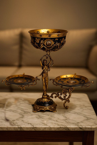 ست میکس پذیرایی پایه سنگی بانو بلند چینی درجه یک