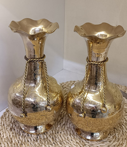 گلدان کراواتی قلم دست سایز بزرگ