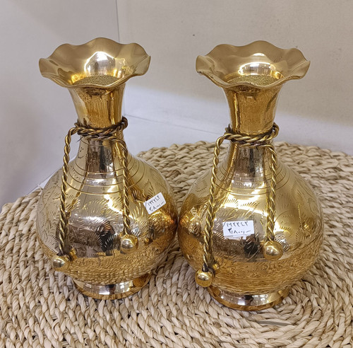 گلدان کراواتی قلم دست سایز متوسط