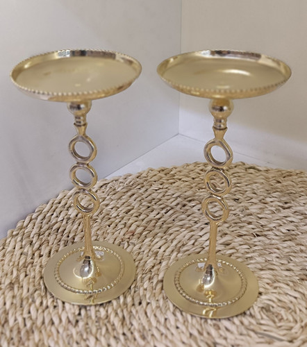 جاشمعی پایه دار سه حلقه سایز بزرگ جفتی