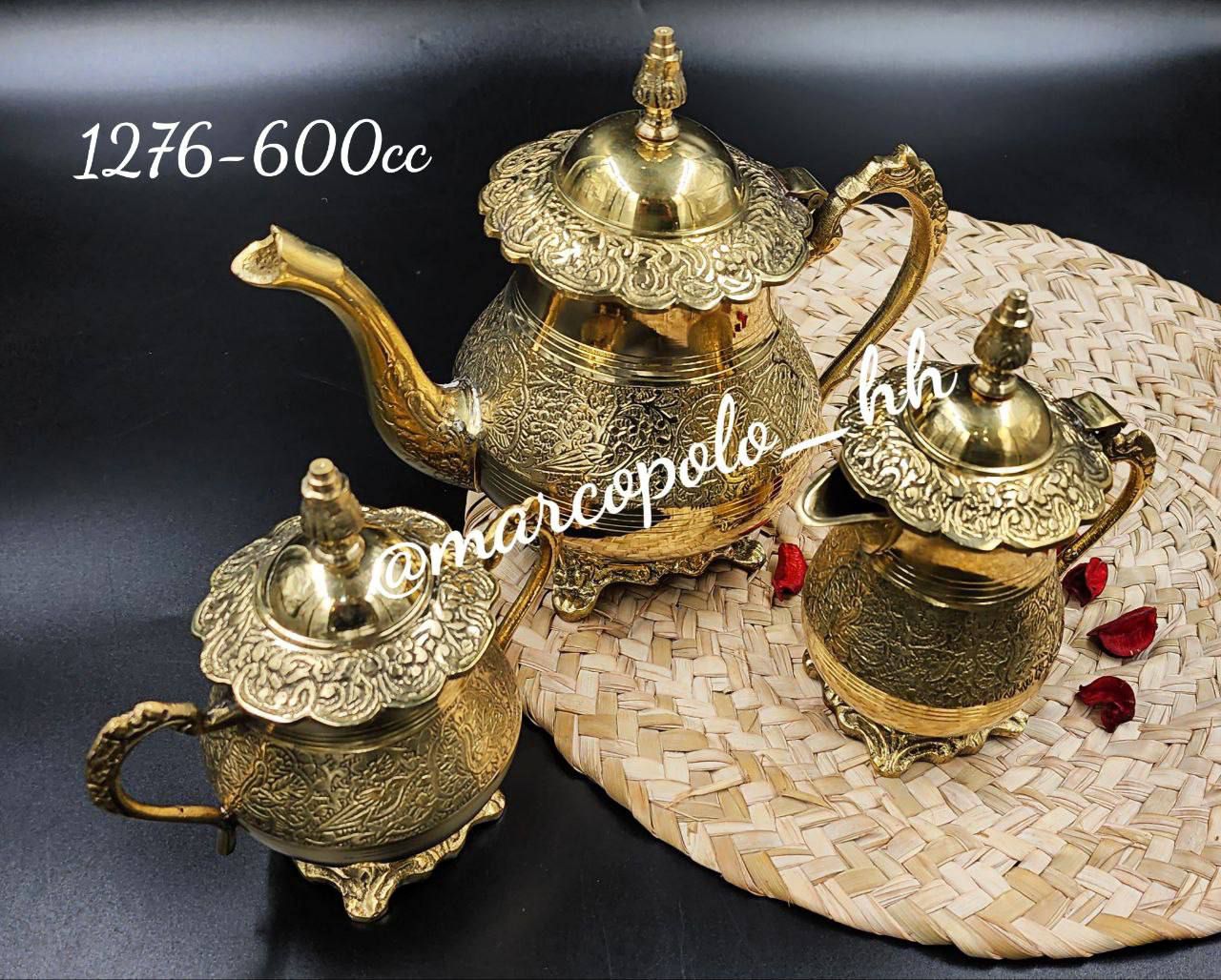 ست چای خوری برنجی کینگ کد1276
