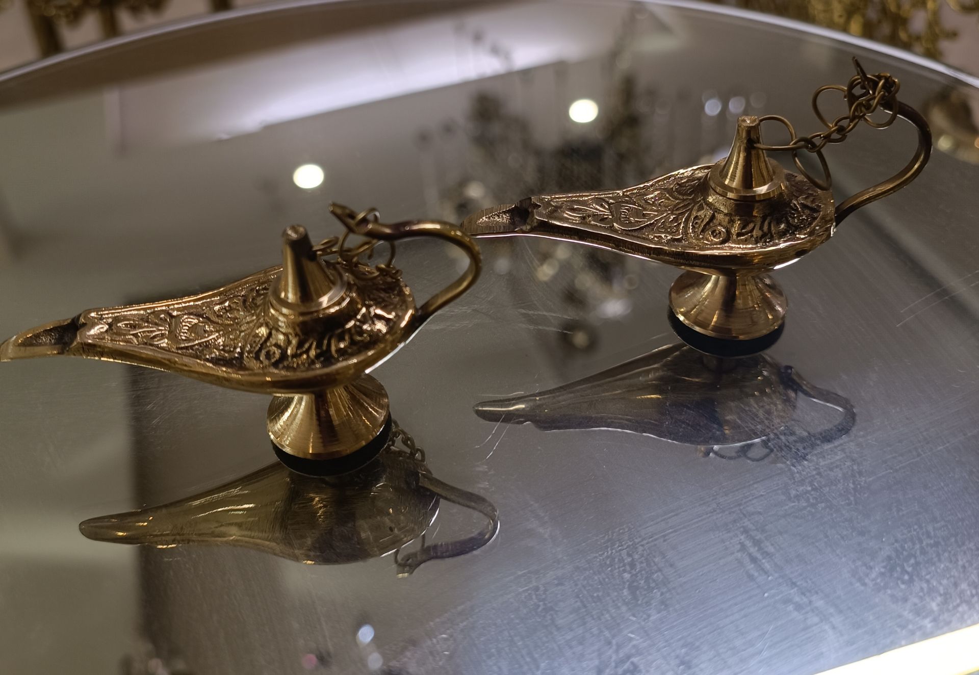 خرید چراغ جادو سایز کوچک هندی برنجی | قیمت از متالوکس