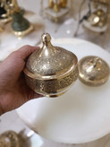قندان رينگ بدون پايه طرح طاووس 3.5 اينچ بصورت تکی