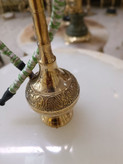 قلیان برنجی سایز بزرگ سلطنتی با نقوش اصیل و درخشش خیرهکننده برند متالوکس