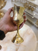جام برنجی چکشی با طراحی کلاسیک مناسب پذیرایی از متالوکس مشهد