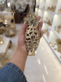 گلدان کوچک ظریف دیواری برنجی دکوری متالوکس