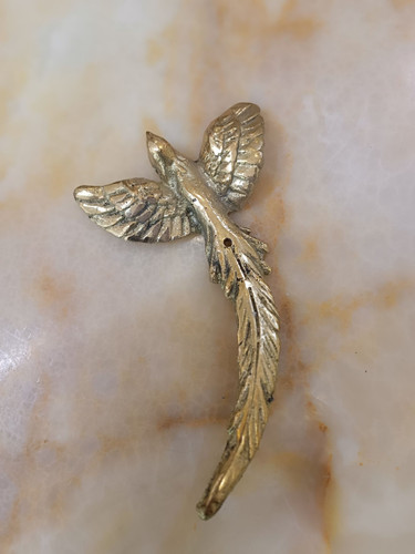 پرنده دم دراز برنجی