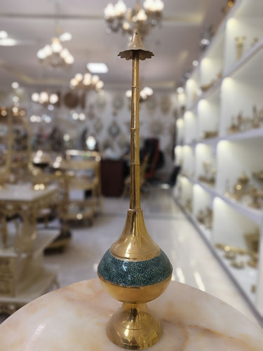 گلاب پاش فيروزه کوب برنجی