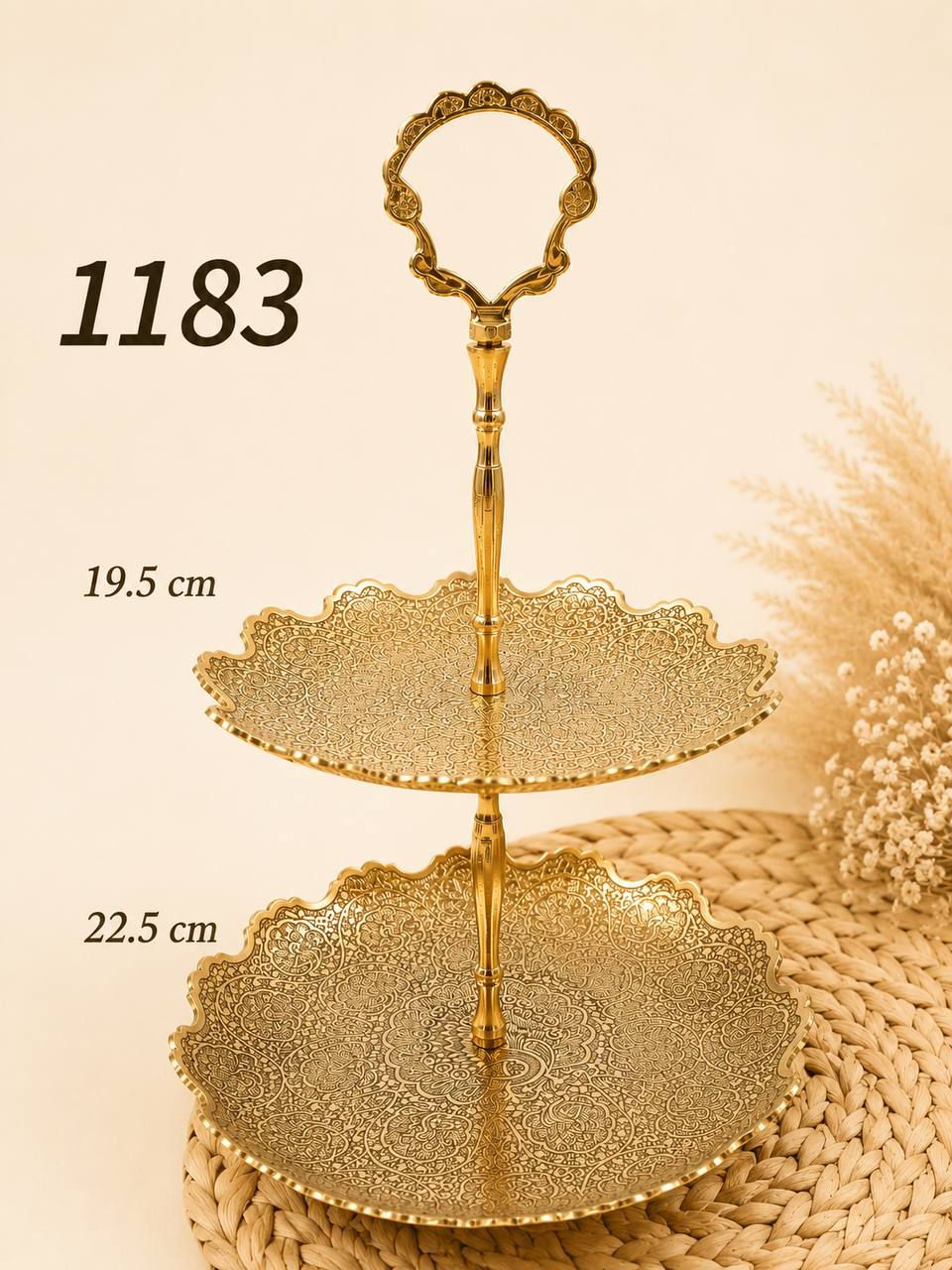 شیرینی خوری دوطبقه لب قلعه طرح طاووس کد1183
